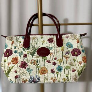 NWT Royal Tapisserie Flower HandBag Woven‎ France Purse